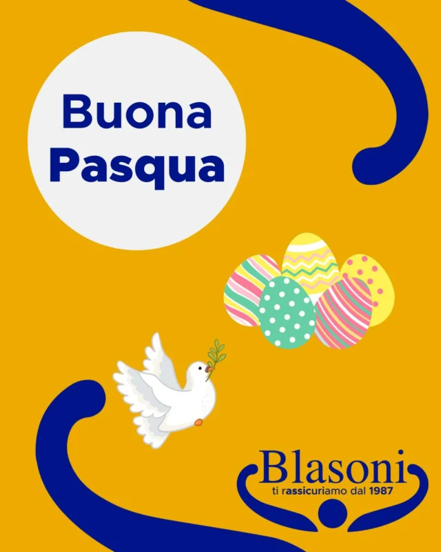 Buona Pasqua da tutto lo staff 🕊

#BlasoniAssicurazioni #TiRAssicuriamoDal1987